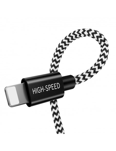 USB kabelis Dux Ducis K-ONE 3in1 microUSB-Lightning-Type-C FastCharging 1.2m