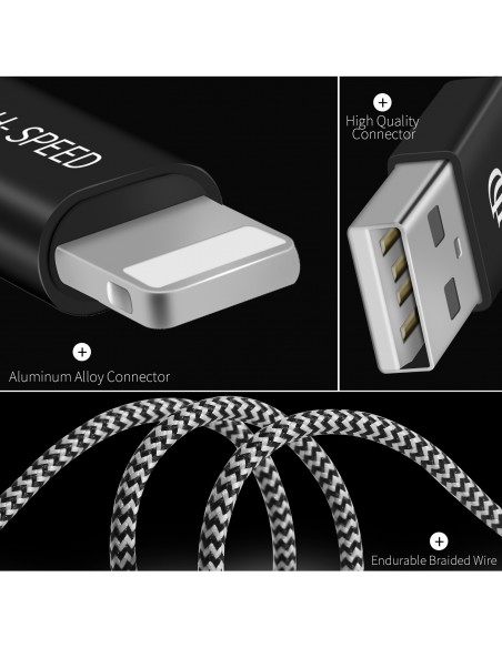 USB kabelis Dux Ducis K-ONE Lightning FastCharging 1.0m