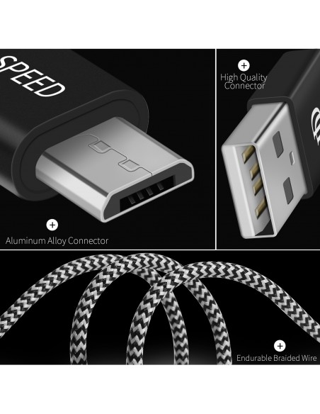 USB kabelis Dux Ducis K-ONE microUSB FastCharging 1.0m