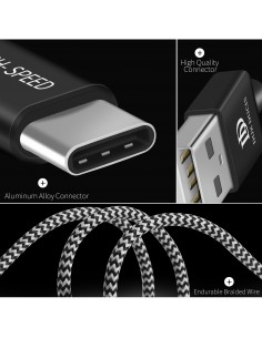 USB kabelis Dux Ducis K-ONE Type-C FastCharging 2.0m 2