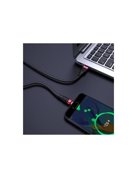 USB kabelis Hoco U72 Type-C 1.2m silikoninis juodas
