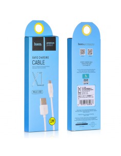 USB kabelis Hoco X1 microUSB 1.0m baltas