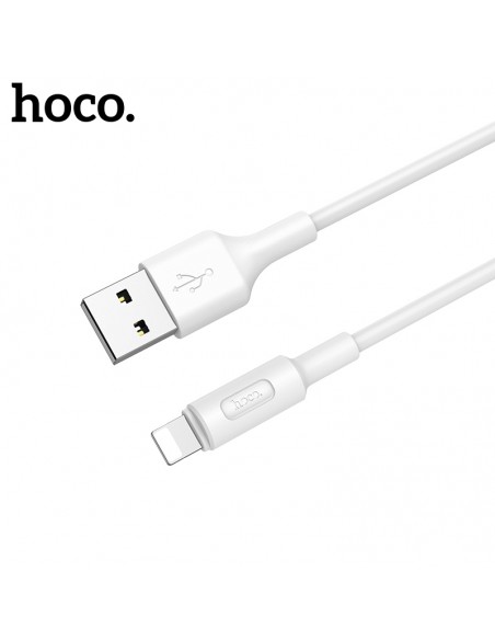 USB kabelis Hoco X25 Lightning 1.0m baltas