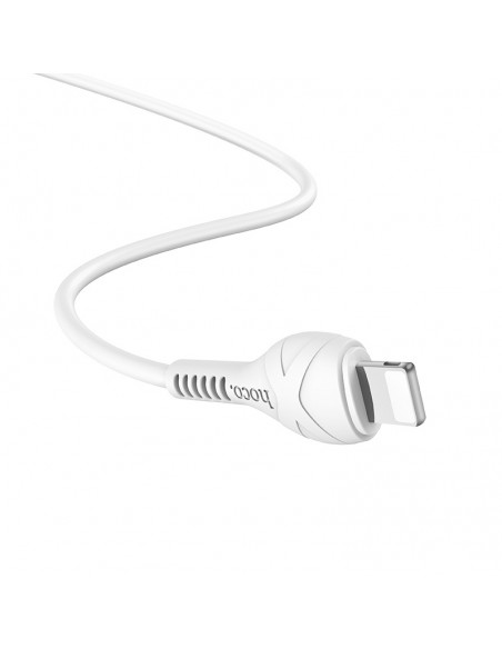 USB kabelis Hoco X37 Cool Power Lightning 1.0m baltas