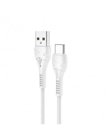 USB kabelis Hoco X37 Cool Power Type-C 1.0m baltas