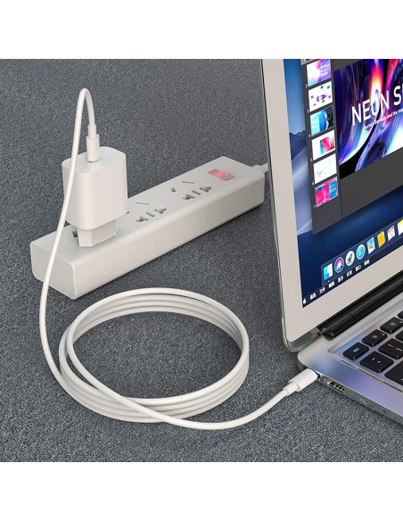 USB kabelis Hoco X51 iš Type-C į Type-C 20V 5A 100W 1.0m baltas