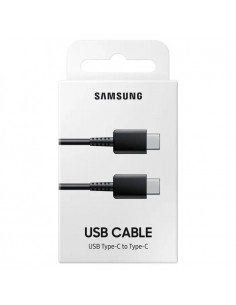 USB kabelis originalus Samsung EP-DA705BBEGWW Type-C-Type-C 1.0m pakuotėje juodas