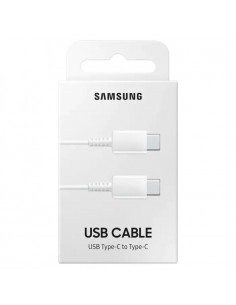 USB kabelis originalus Samsung EP-DA705BWEGWW Type-C-Type-C 1.0m pakuotėje baltas