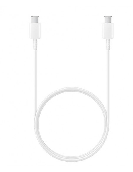 USB kabelis originalus Samsung EP-DA705BWEGWW Type-C-Type-C 1.0m pakuotėje baltas