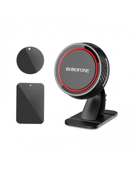 Automobilinis telefono laikiklis Borofone BH13 Journey, tvirtinamas ant prietaisų skydelio, magnetinis