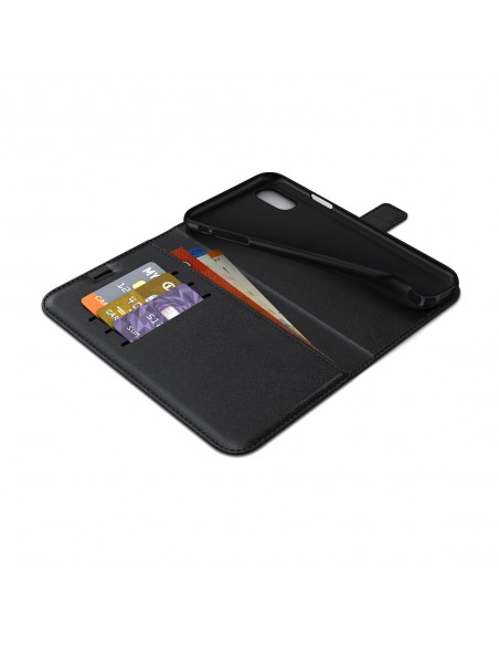 Dėklas BeHello Gel Wallet Xiaomi Redmi Note 10 5G/Poco M3 Pro 5G juodas