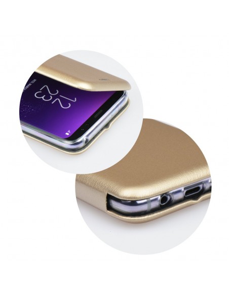 Dėklas Book Elegance Apple iPhone 5/5S/5SE auksinis