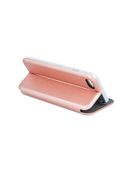 Dėklas Book Elegance Samsung G935 S7 Edge rožinis-auksinis