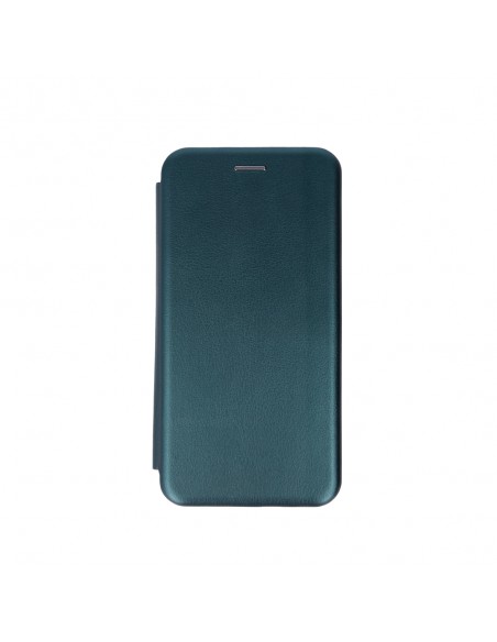Dėklas Book Elegance Samsung G990 S21 FE 5G tamsiai žalias