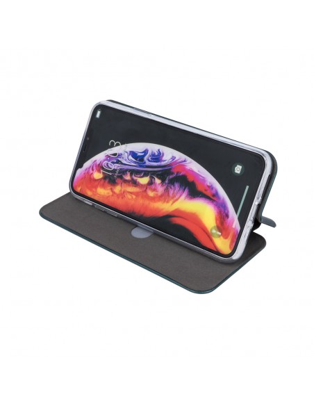 Dėklas Book Elegance Samsung G991 S21 5G tamsiai žalias