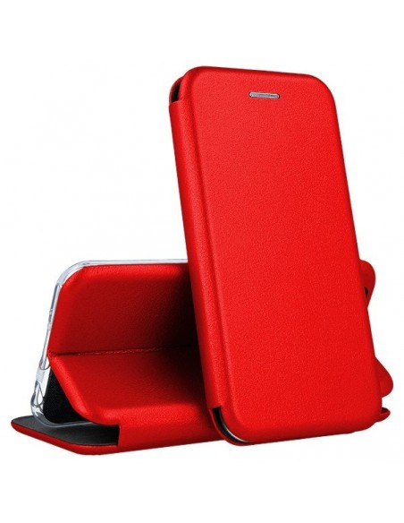 Dėklas Book Elegance Xiaomi Redmi Note 10 Pro/Note 10 Pro Max raudonas