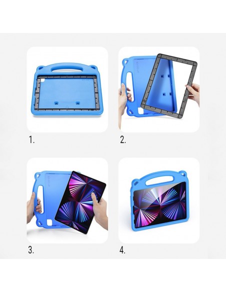Dėklas Dux Ducis Panda Samsung X200/X205 Tab A8 10.5 2021 mėlynas