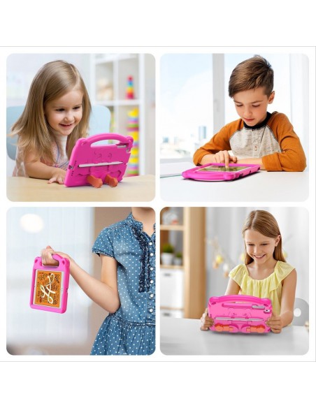 Dėklas Dux Ducis Panda Samsung X200/X205 Tab A8 10.5 2021 rožinis