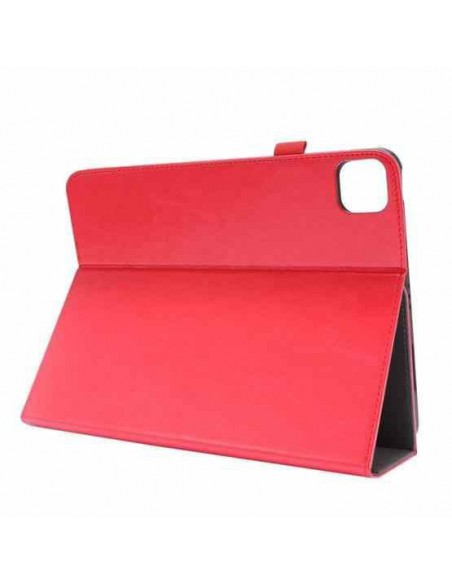 Dėklas Folding Leather Samsung X200/X205 Tab A8 10.5 2021 raudonas
