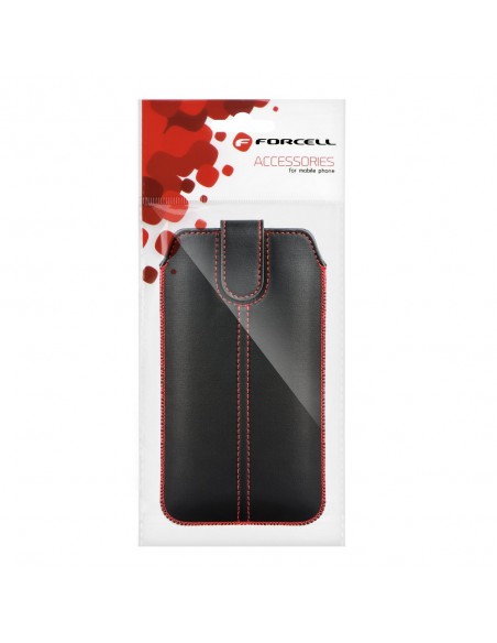 Dėklas Forcell Ultra Slim M4 i9100 S2 XXL juodas