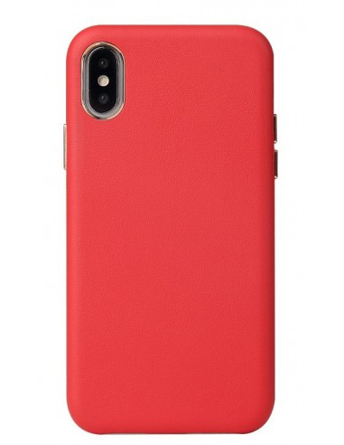 Dėklas Leather Case Apple iPhone 12 mini raudonas