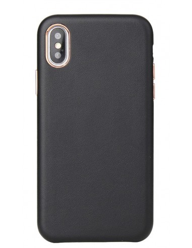 Dėklas Leather Case Apple iPhone 12 Pro Max juodas