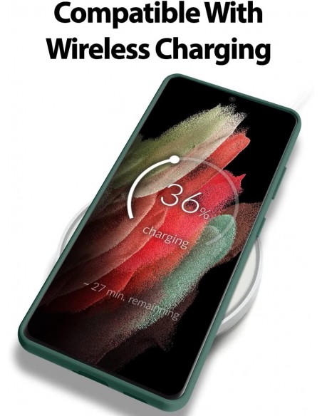 Dėklas Mercury Silicone Case Apple iPhone 12/12 Pro tamsiai žalias