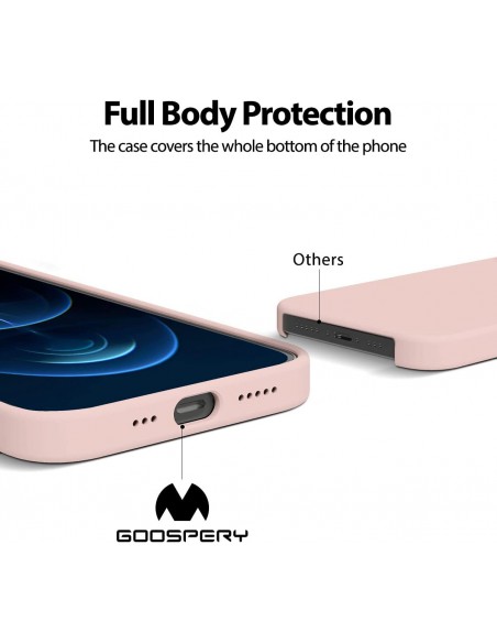 Dėklas Mercury Silicone Case Samsung A037 A03s rožinio smėlio