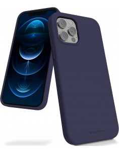 Dėklas Mercury Silicone Case Samsung A037 A03s tamsiai mėlynas