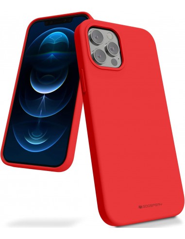 Dėklas Mercury Silicone Case Samsung A525 A52 4G/A526 A52 5G/A528 A52s 5G raudonas