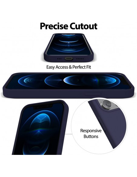 Dėklas Mercury Silicone Case Samsung A736 A73 5G tamsiai mėlynas