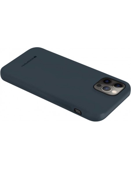 Dėklas Mercury Soft Jelly Case Apple iPhone 12/12 Pro tamsiai mėlynas