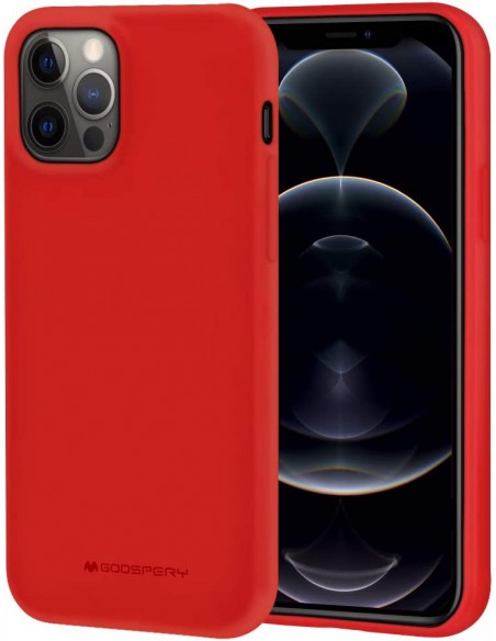 Dėklas Mercury Soft Jelly Case Samsung A525 A52 4G/A526 A52 5G/A528 A52s 5G raudonas