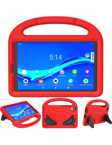 Dėklas Shockproof Kids Samsung X200/X205 Tab A8 10.5 2021 raudonas