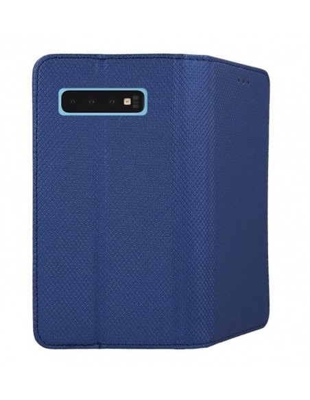 Dėklas Smart Magnet Samsung A415 A41 tamsiai mėlynas