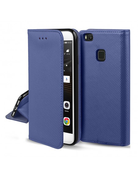 Dėklas Smart Magnet Xiaomi Poco M4 5G/Poco M5/Redmi Note 11R/Redmi 10 5G tamsiai mėlynas