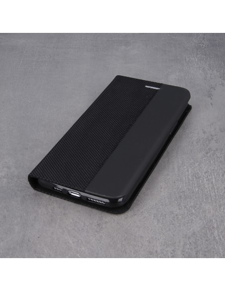 Dėklas Smart Senso Huawei P30 Lite/Nova 4E juodas