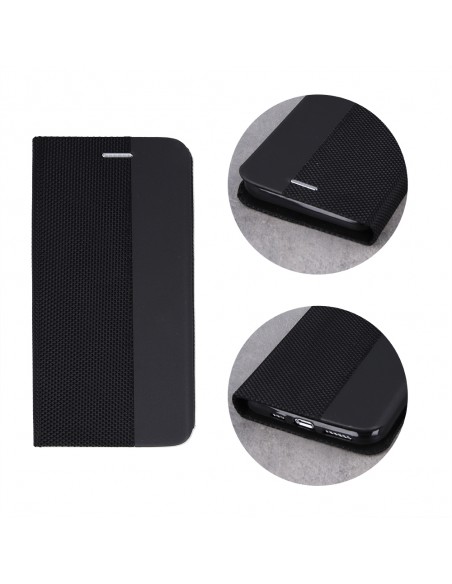Dėklas Smart Senso Samsung A525 A52 4G/A526 A52 5G/A528 A52s 5G juodas