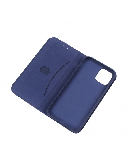Dėklas Smart Senso Samsung A715 A71 tamsiai mėlynas