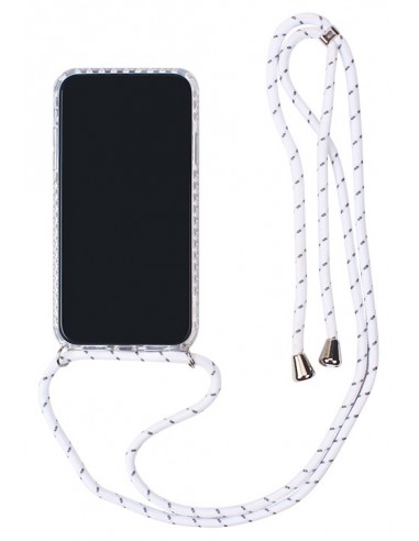 Dėklas Strap Case Apple iPhone 12 Pro Max baltas