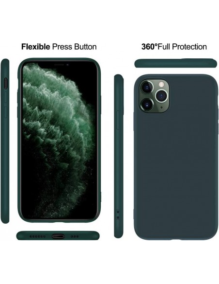 Dėklas X-Level Dynamic Apple iPhone 12/12 Pro tamsiai žalias