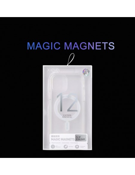 Dėklas X-Level Magic Magnets Apple iPhone 12 mini skaidrus