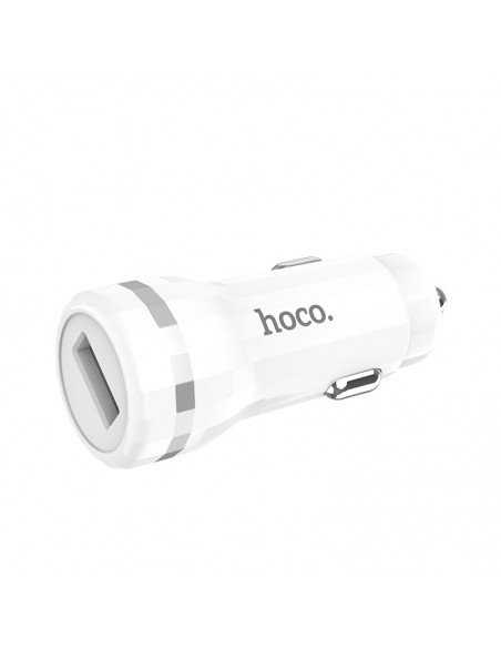 Įkroviklis automobilinis Hoco Z27A Staunch Quick Charge 3.0 (3.1A) baltas