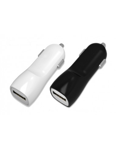Įkroviklis automobilinis Tellos su USB jungtimi (dual) (1A+2A) baltas