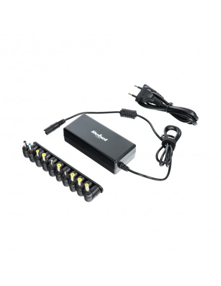 Įkroviklis buitinis universalus REBEL for Notebook/Laptop 45W/18-20V juodas