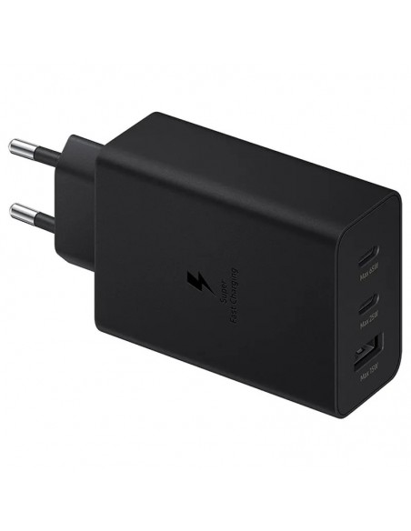 Įkroviklis originalus Samsung EP-T6530NBEGEU 65W pakuotėje juodas