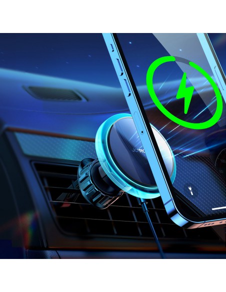 Įkroviklis-laikiklis automobilinis belaidis Joyroom JR-ZS291 15W MagSafe magnetinis, juodas