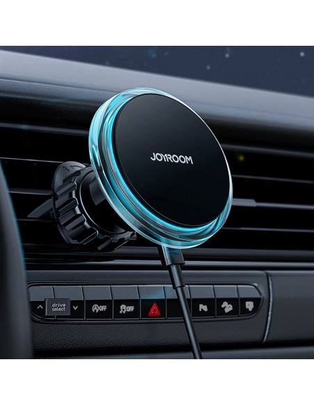 Įkroviklis-laikiklis automobilinis belaidis Joyroom JR-ZS291 15W MagSafe magnetinis, juodas