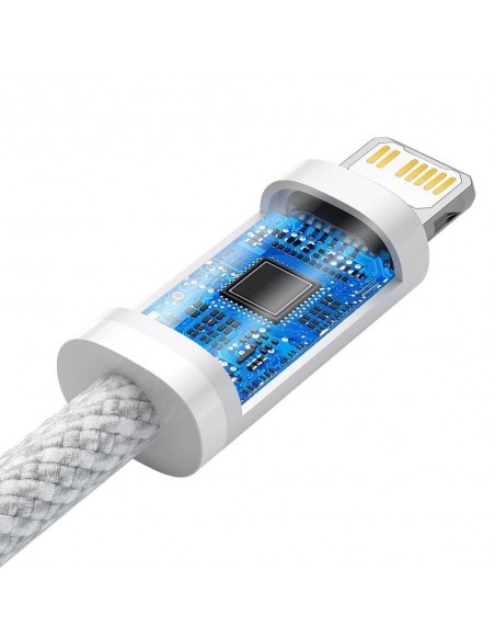 Kabelis Baseus Dynamic iš Type-C į Lightning 20W 1.0m baltas CALD000002