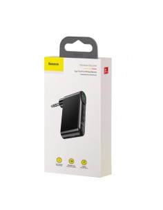 Laisvų Rankų Imtuvas Adapteris Automobiliui Bluetooth Baseus Qiyin AUX 3,5mm TV, DVD juodas WXQY-01 2